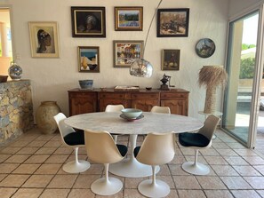 Dining - Villa 5 rooms with pool near the sea (Hyères)