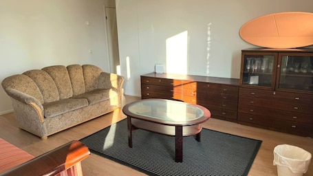 Shared Dormitory, 1 Bedroom, Accessible, Balcony | Living room