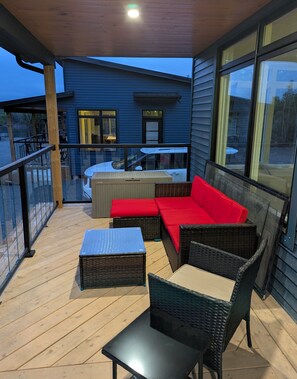 Terrace/patio - Bright Getaway in Richmond County Cape Breton on the Water (Walkerville)