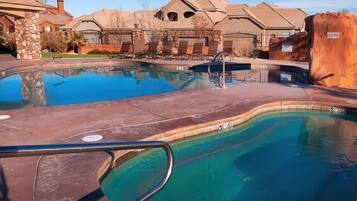 Una piscina climatizada