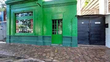 Majoituspaikan julkisivu