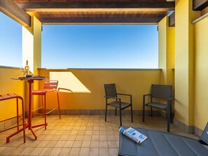 Apartment, 1 Bedroom, Balcony, Ocean View | Balcony - New Holiday Home With sea View Terrace (Badesi)