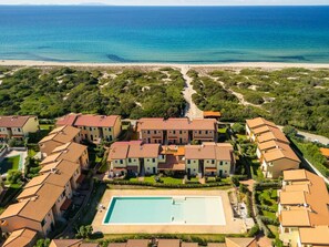 公寓, 1 間臥室, 露台, 海景 | 泳池 | 室外泳池