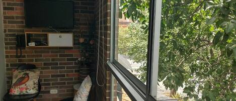 50-inch Smart TV with cable channels