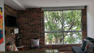 50-inch Smart TV with cable channels