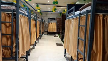 Shared Dormitory, Balcony, City View | Hypo-allergenic bedding, in-room safe, laptop workspace, soundproofing
