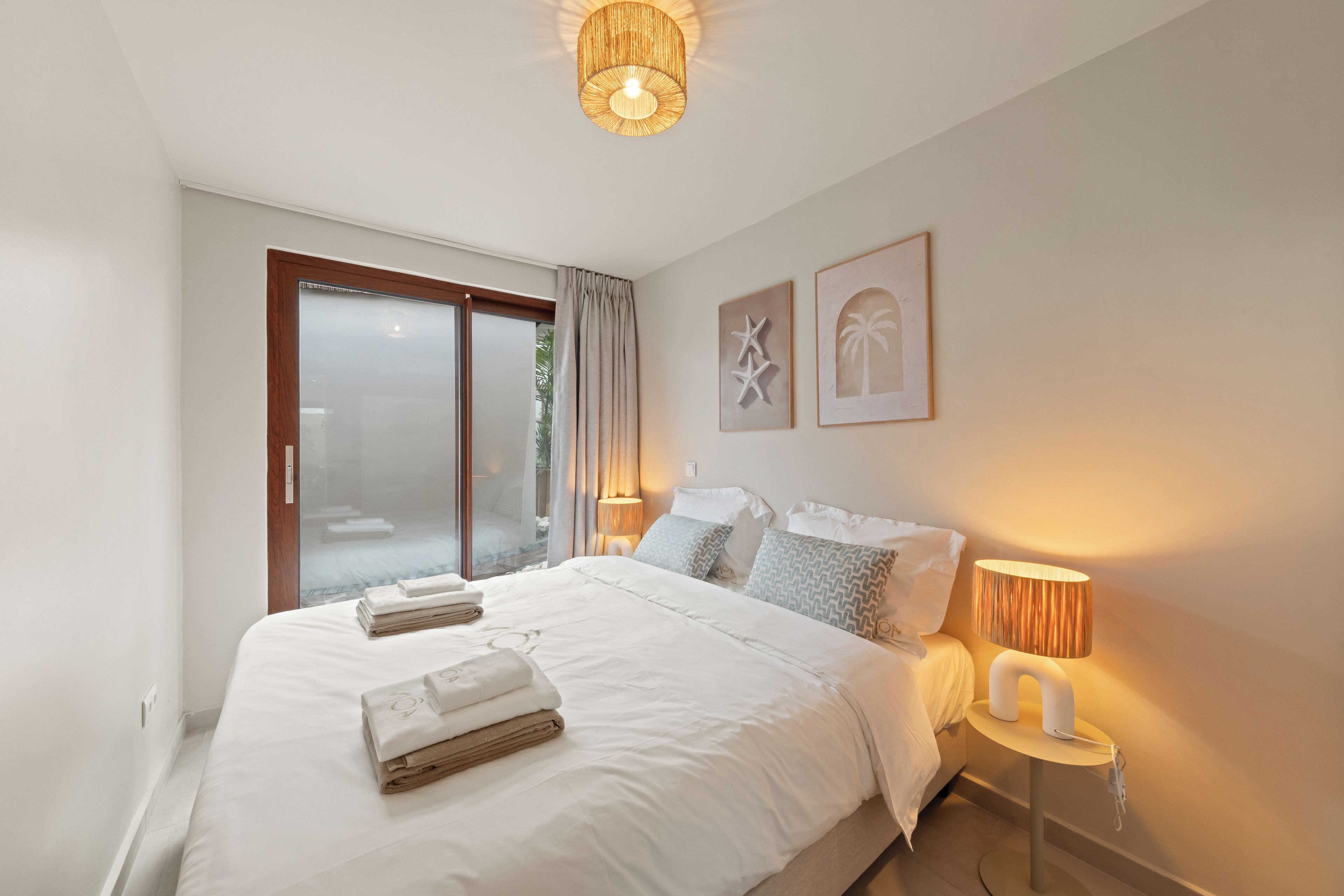 Comfort Bungalow, 2 Bedrooms, Lanai, Garden View | In-room safe, laptop workspace, blackout curtains, soundproofing