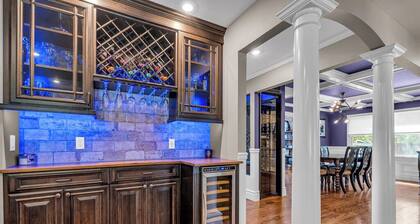 Estate Retreat in Toms River on Serene Brook with Private Island