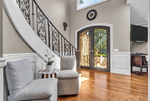 Estate Retreat in Toms River on Serene Brook with Private Island