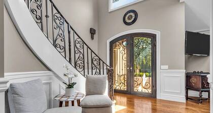 Estate Retreat in Toms River on Serene Brook with Private Island