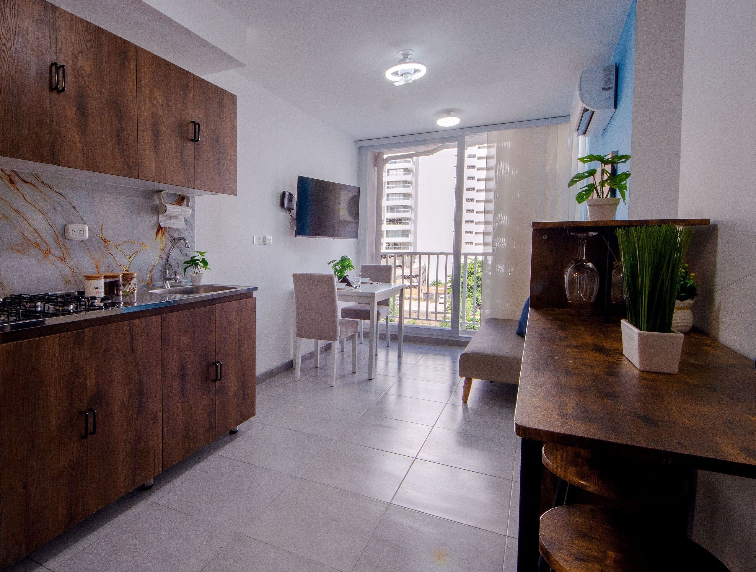 Apartamento, 3 habitaciones | Restauración