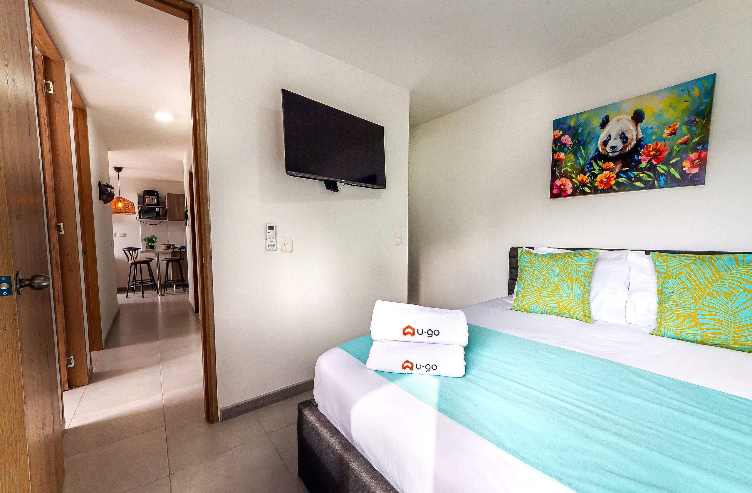 Departamento | 3 habitaciones, espacio para trabajar con laptop y wifi gratis 
