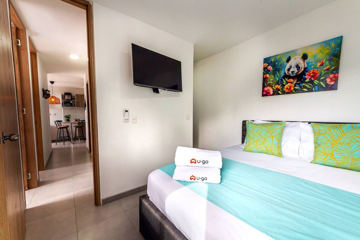 Departamento | 3 habitaciones, espacio para trabajar con laptop y wifi gratis