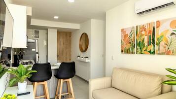 Apartment, 3 Bedrooms | Living area | Smart TV, DVD player