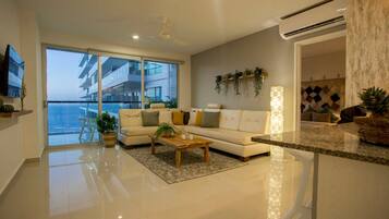 Exclusive Apartment | Living area | TV