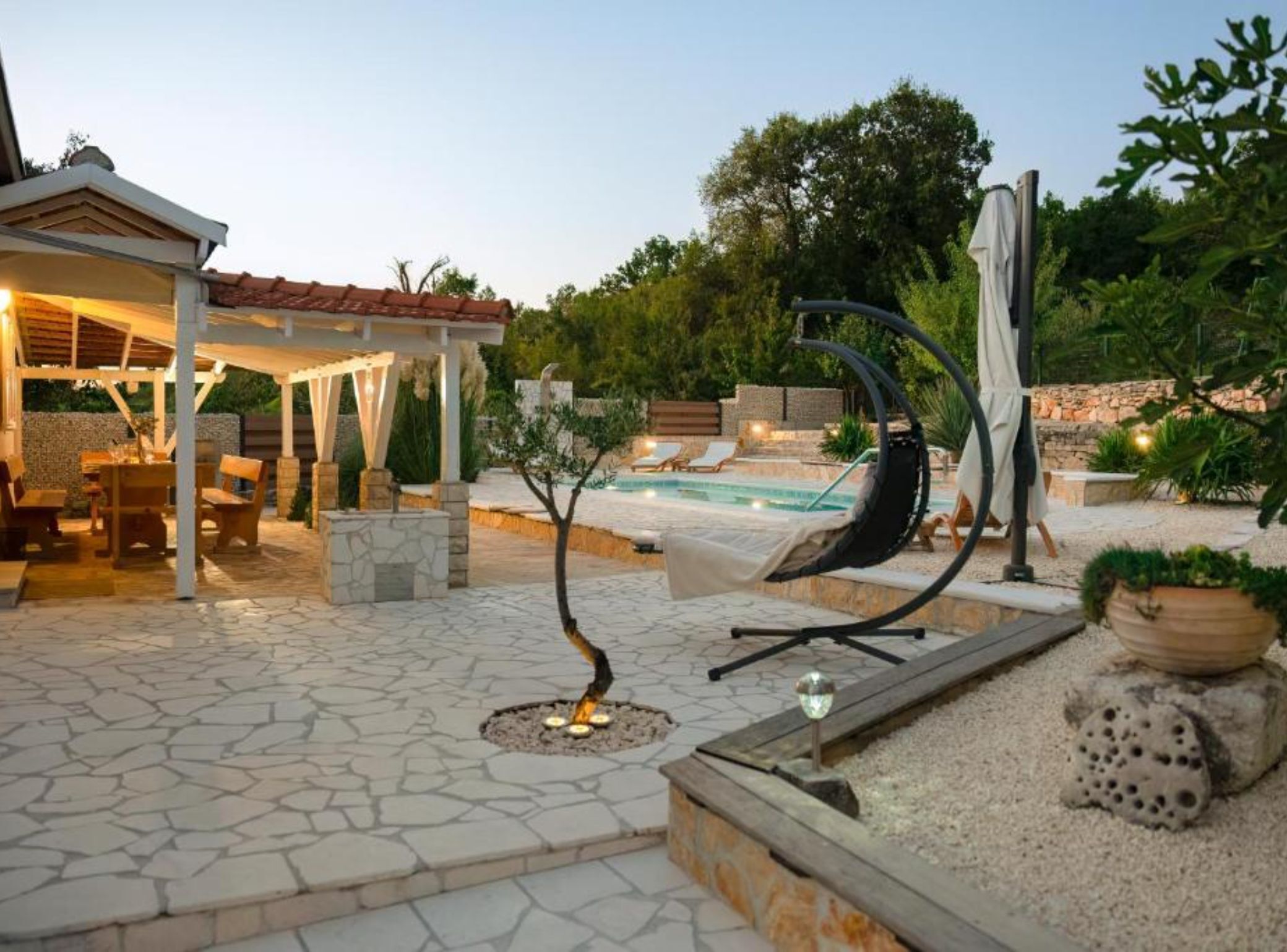 Villa (Three Bedroom Villa with Outdoor Pool) | Outdoor pool | Seasonal outdoor pool, pool umbrellas, sun loungers