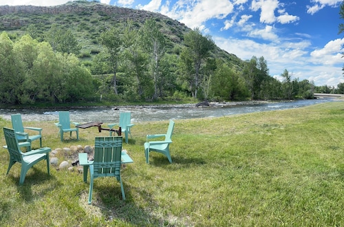 New Listing! Rosebud Creek Home - Waterfront home in historic Absarokee, Montana
