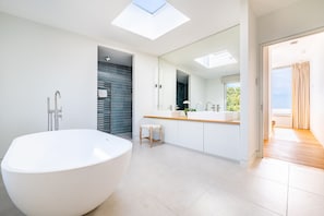 Shower, hair dryer