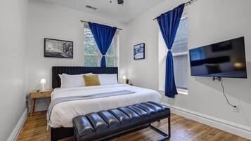 5 bedrooms, iron/ironing board, travel crib, free WiFi