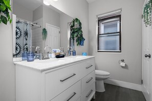 Hair dryer, towels