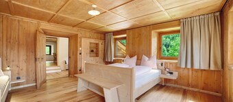 Apartamento 'Schlossbauer Große' con vistas a la montaña, terraza compartida y Wi-Fi