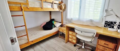 3 chambres, draps fournis