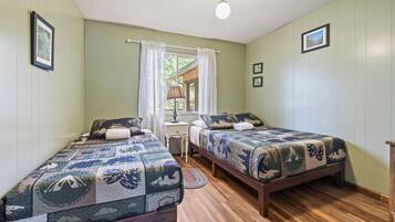 2 dormitorios, tabla de planchar con plancha, wifi y ropa de cama