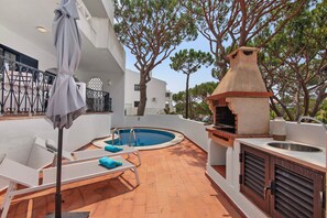 Terrace/patio - Apartment 'Tennis View' with Private Pool, Wi-Fi and Air Conditioning (Almancil)
