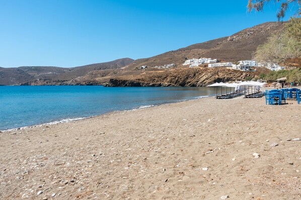 En la playa 