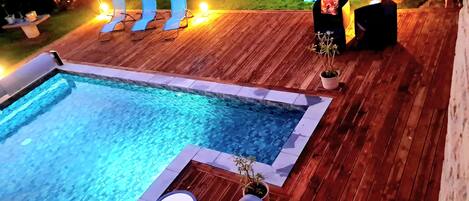 Außenpool, beheizter Pool