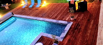 6-person gîte / heated pool 30°C