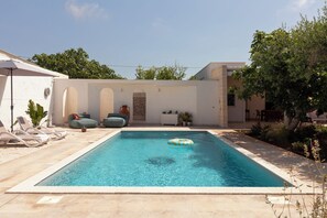 Outdoor pool - Villa at the two fig trees with pool San Pietro in Bevagna (San Pietro In Bevagna)