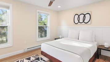 2 bedrooms, iron/ironing board, travel crib, WiFi