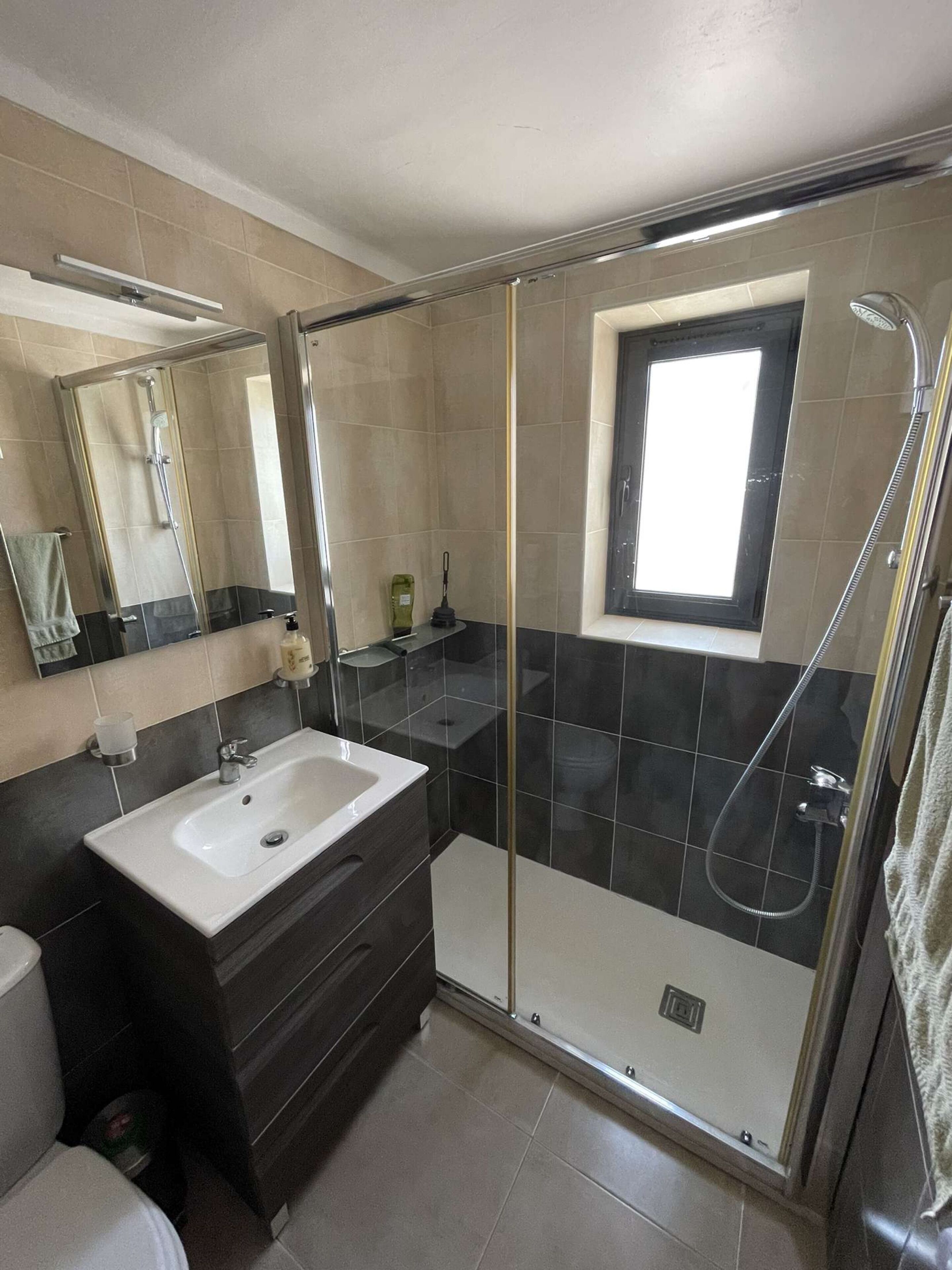 Shower, hair dryer