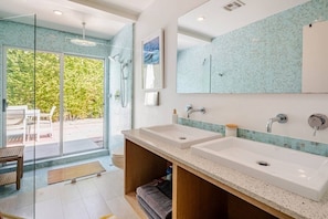 Towels, soap, toilet paper