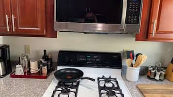 Microwave, oven, stovetop