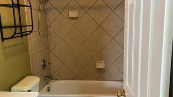 Towels, soap, toilet paper