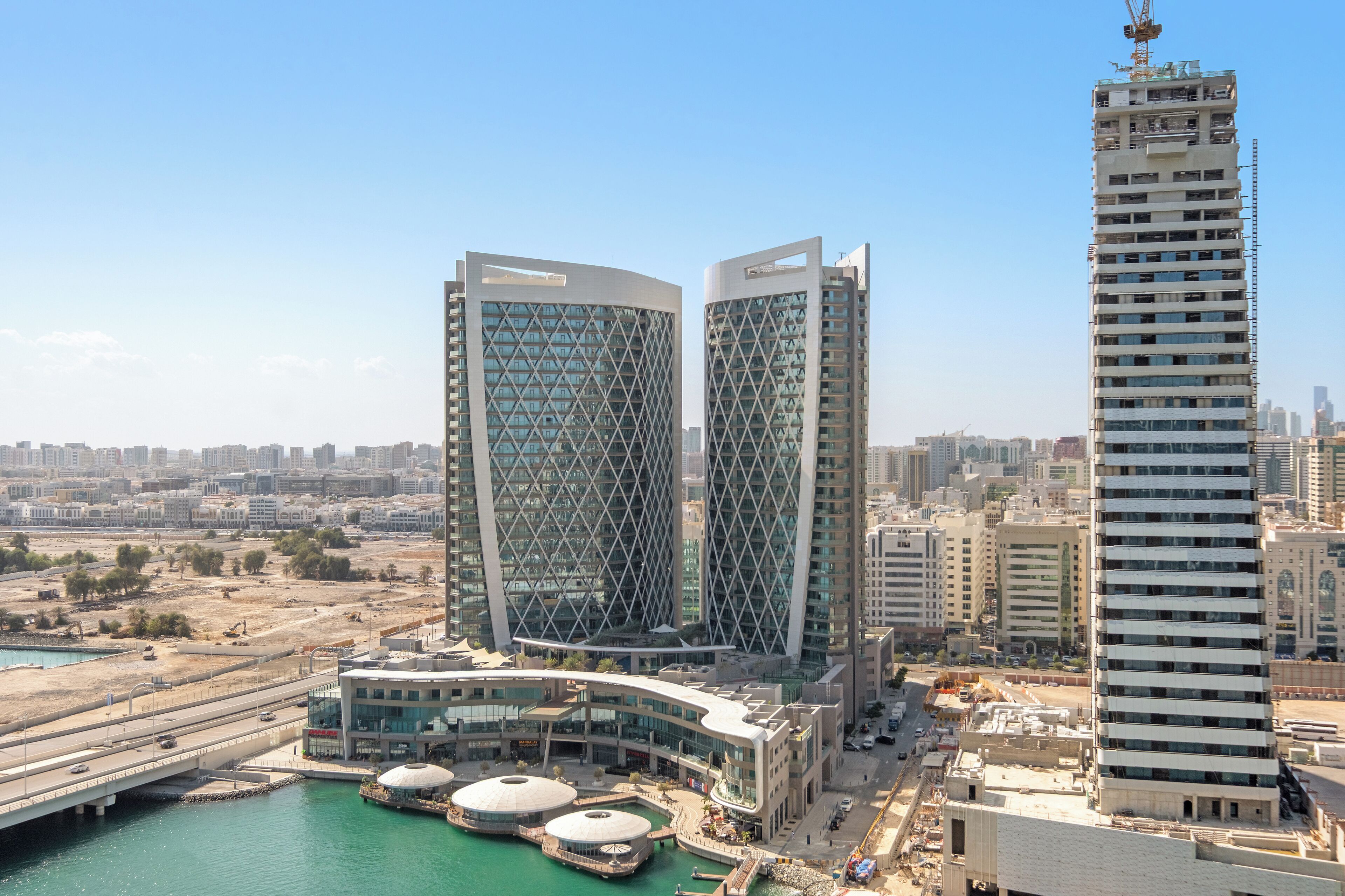 Blick von der Unterkunft