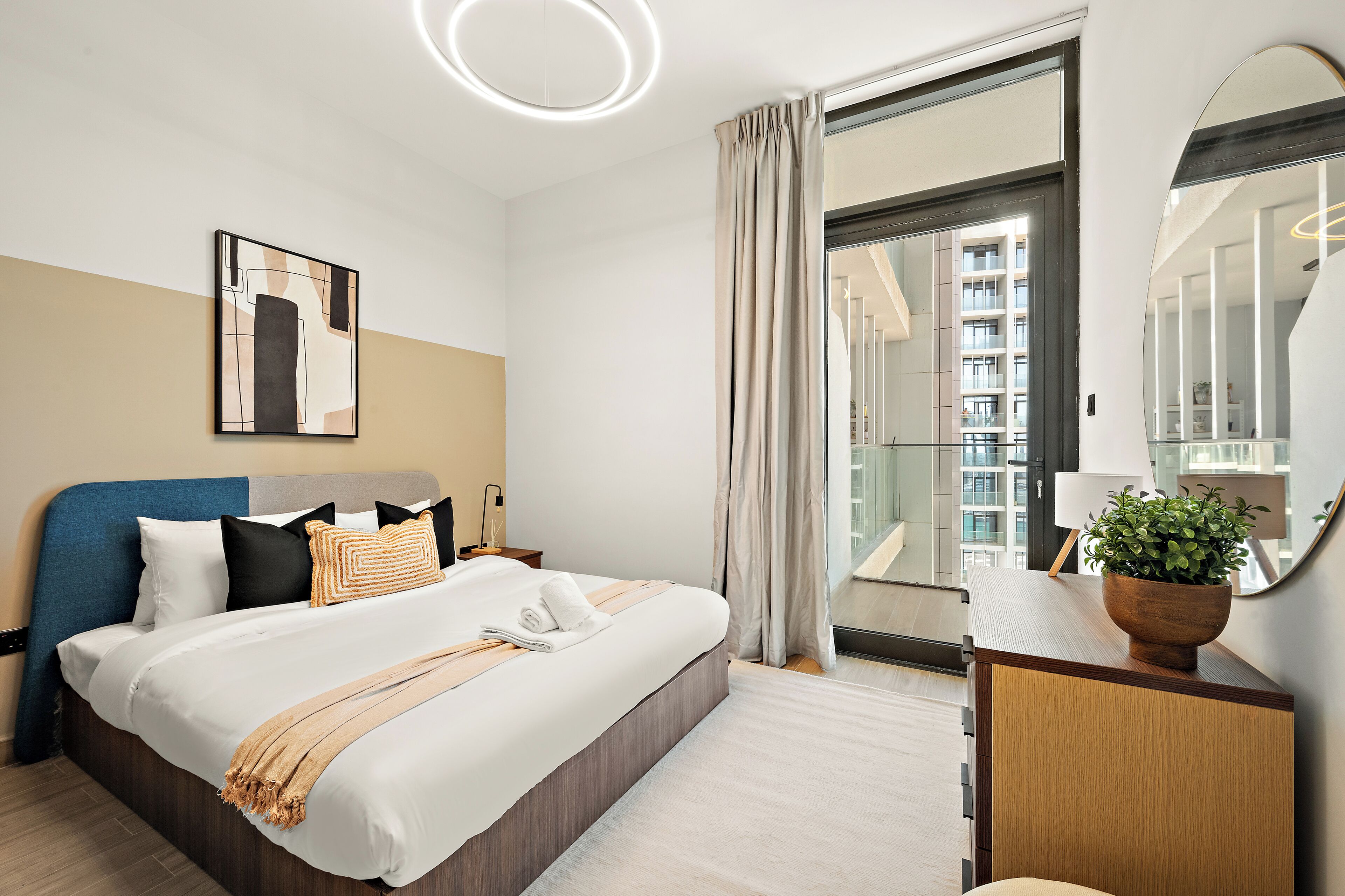 Apartamento Deluxe | Sábanas de algodón egipcio y ropa de cama de alta calidad