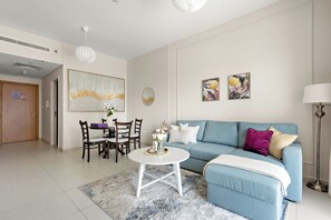 Living area - Silkhaus Amaya Towers (Abu Dhabi)