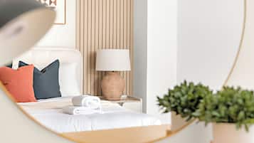 Deluxe-Apartment | Bettwäsche aus ägyptischer Baumwolle, hochwertige Bettwaren