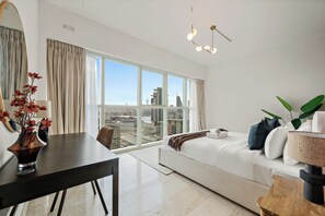 Grand Apartment | 2 bedrooms, Egyptian cotton sheets, premium bedding, memory foam beds - Silkhaus Marina Heights 2 (Abu Dhabi)