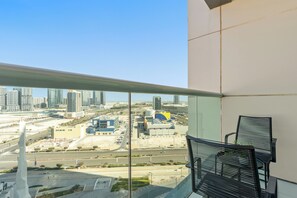 Deluxe appartement | Uitzicht vanaf balkon