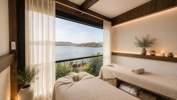 Sauna, steam room, body treatments, manicures and pedicures