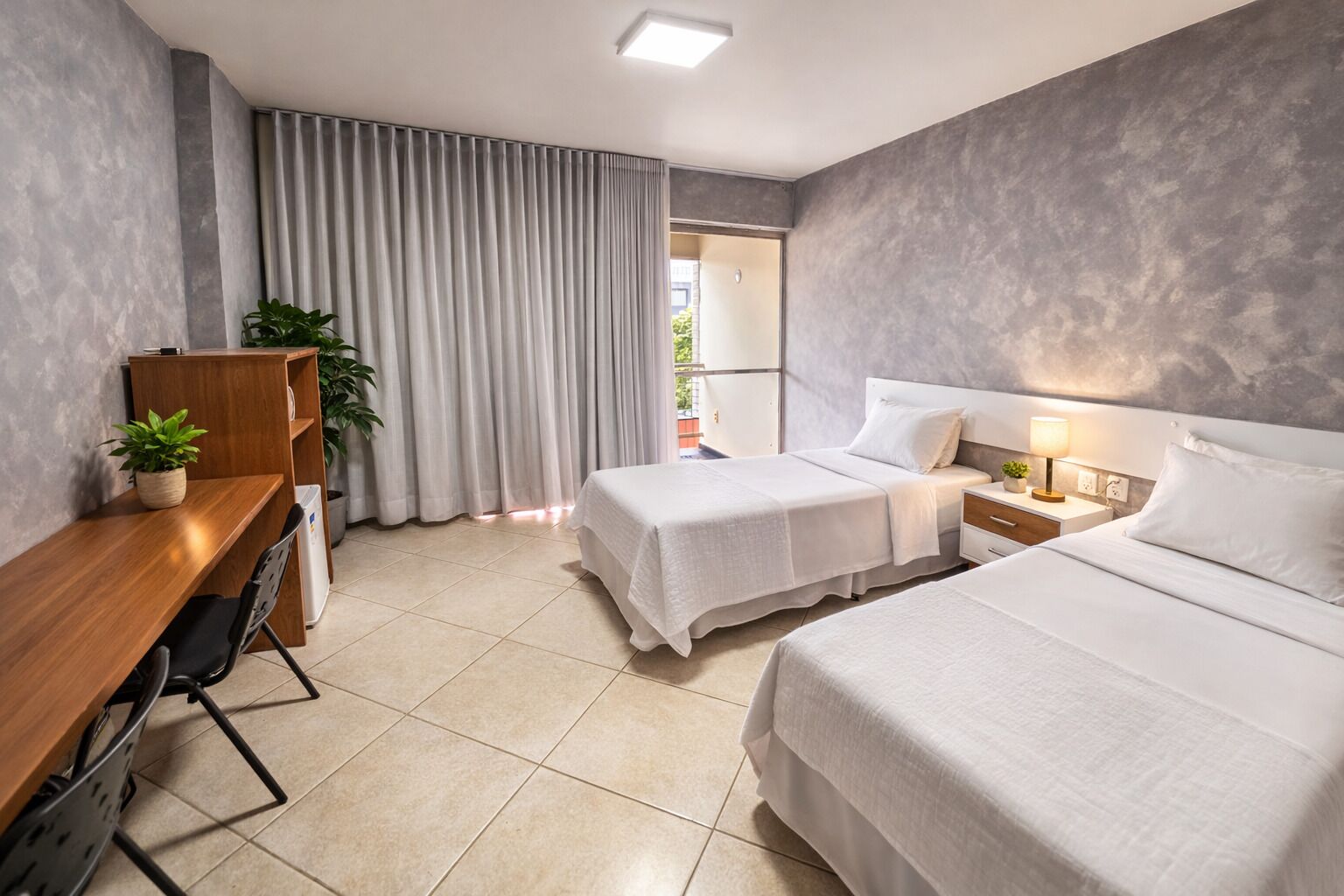 1 bedroom, hypo-allergenic bedding, iron/ironing board, free WiFi