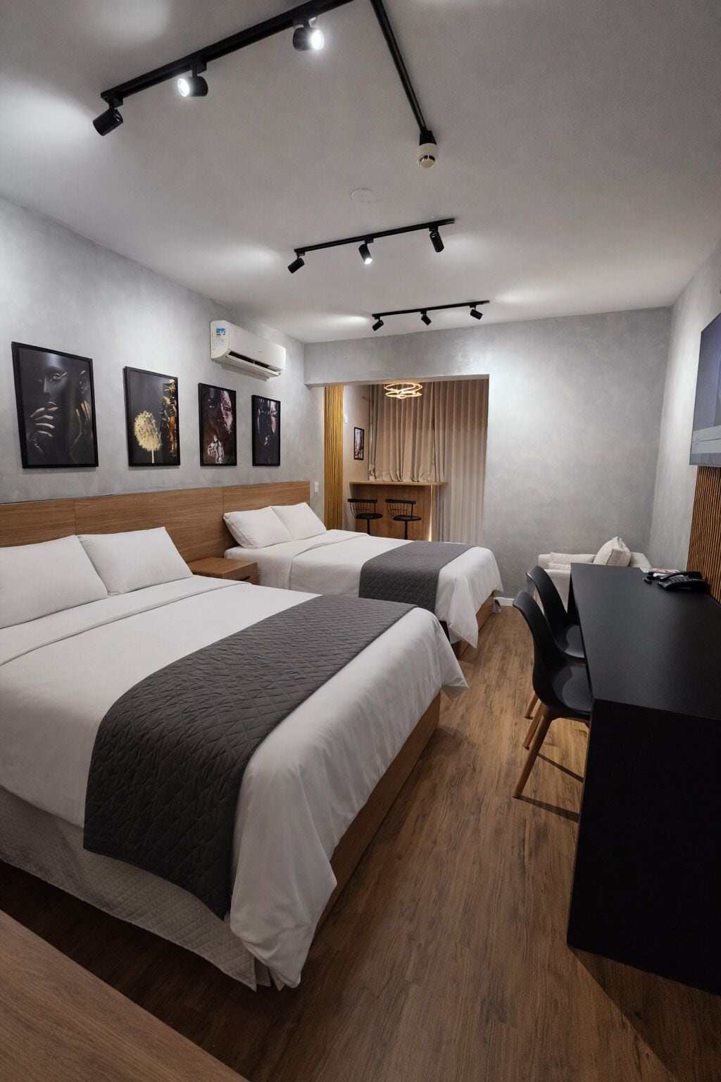 1 habitación y ropa de cama hipoalergénica 