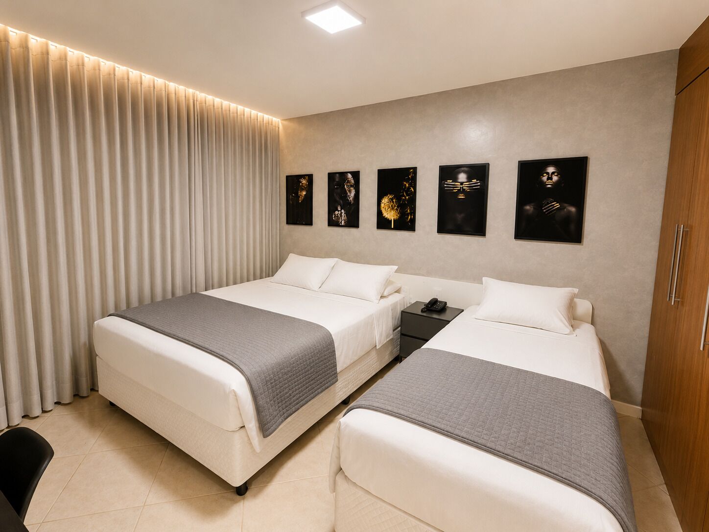 Studio Basic, Beberapa Tempat Tidur, Bebas Asap Rokok, pemandangan kolam renang | 1 kamar tidur, seprai premium, dan bantalan ekstra lembut