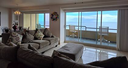 Exclusive ocean front centrally located 2-bedroom condo with WiFi in Rosarito
