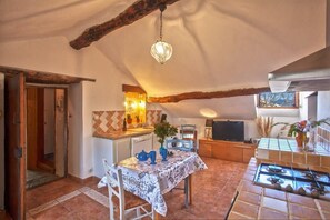 Fridge, microwave, oven, stovetop - Casa Tenda (Santo-Pietro-di-Tenda)