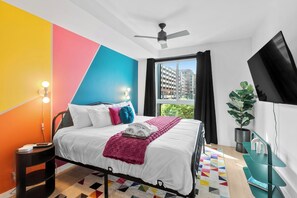 1 chambre, fer et planche à repasser, Wi-Fi, draps fournis